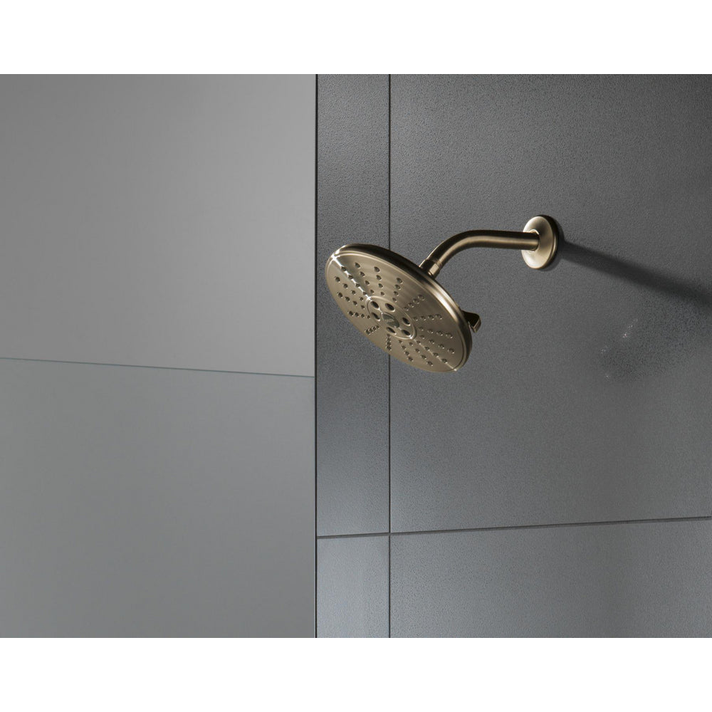 Delta 3 Setting H2Okinetics Transitional Raincan Showerheads - Champagne Bronze