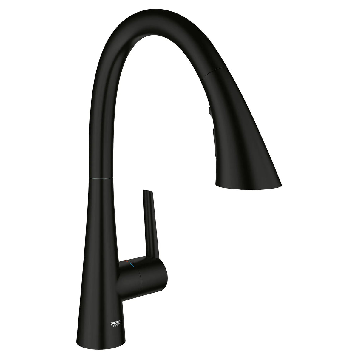Grohe ZEDRA PULL-DOWN KITCH TRIPLE SPRAY Matte Black 322982433 - Matte Black