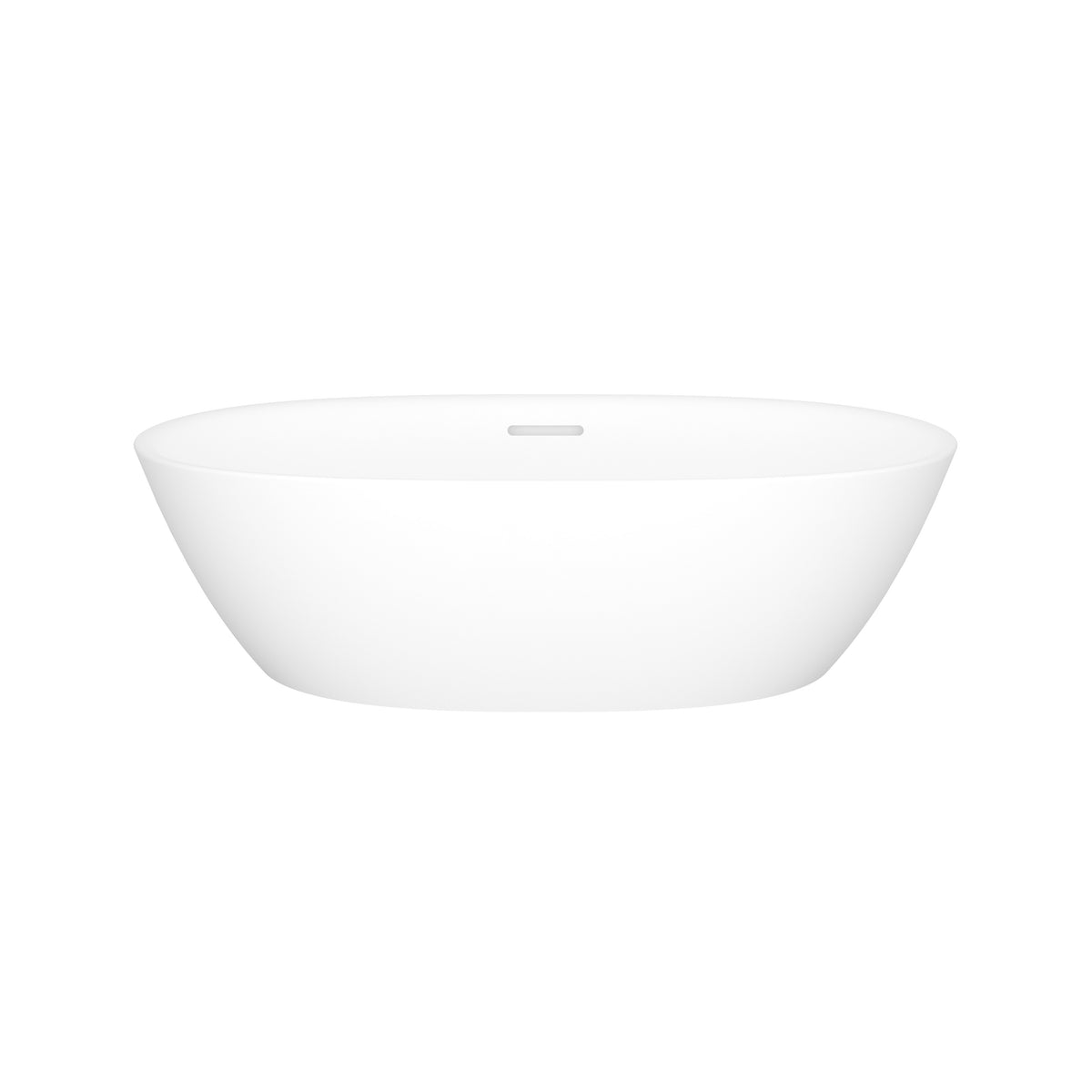 Victoria + Albert Lussari 21" x 13" Oval Vessel Lavatory Sink VB-LUS-55 - Standard Matte White