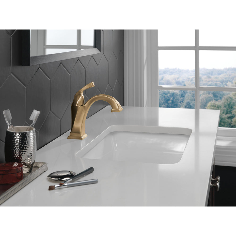Delta Dryden Single Handle Centerset Lavatory Faucet - Champagne Bronze