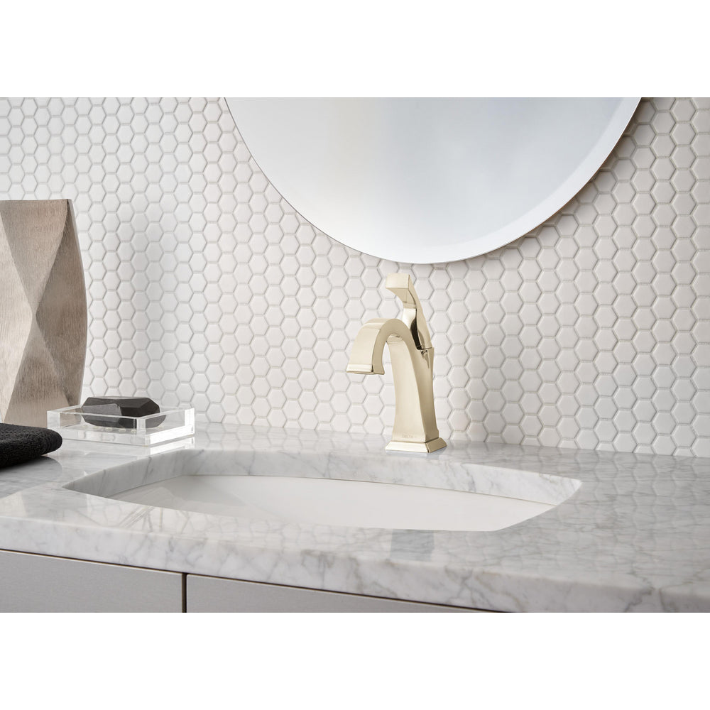 Delta Dryden Single Handle Centerset Lavatory Faucet - Polished Nickel