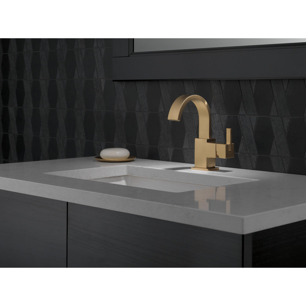 Delta Vero Single Handle Lavatory Faucet - Champagne Bronze