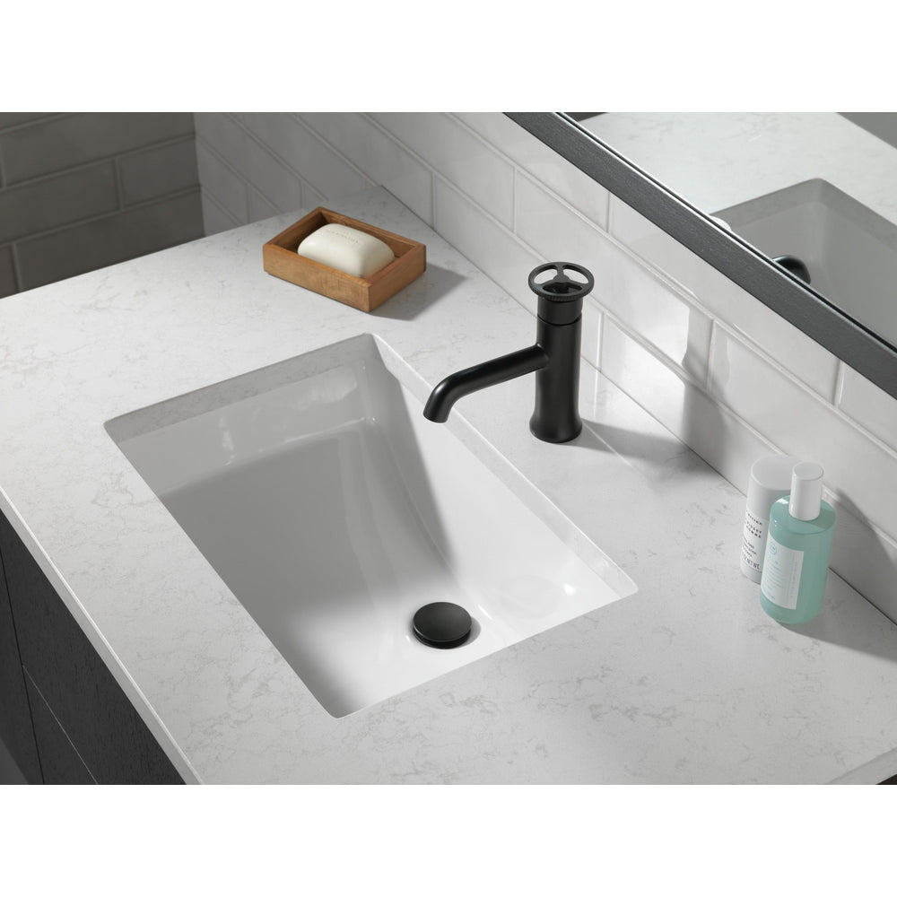 Delta Trinsic Bathroom Faucet 558-LPU-DST - Matte Black