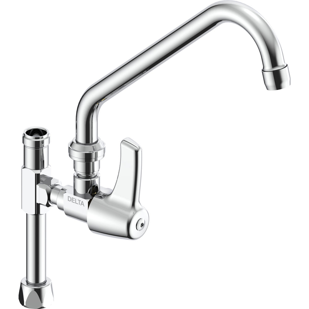 Delta Commercial 55C1090 Add-On Single Hande 8" Swing Spout Faucet for Pre-Rinse Faucet