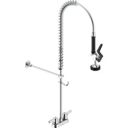 Delta Commercial 55C1313 Two-Handle Centerset Deck-mount Pre-Rinse Faucet