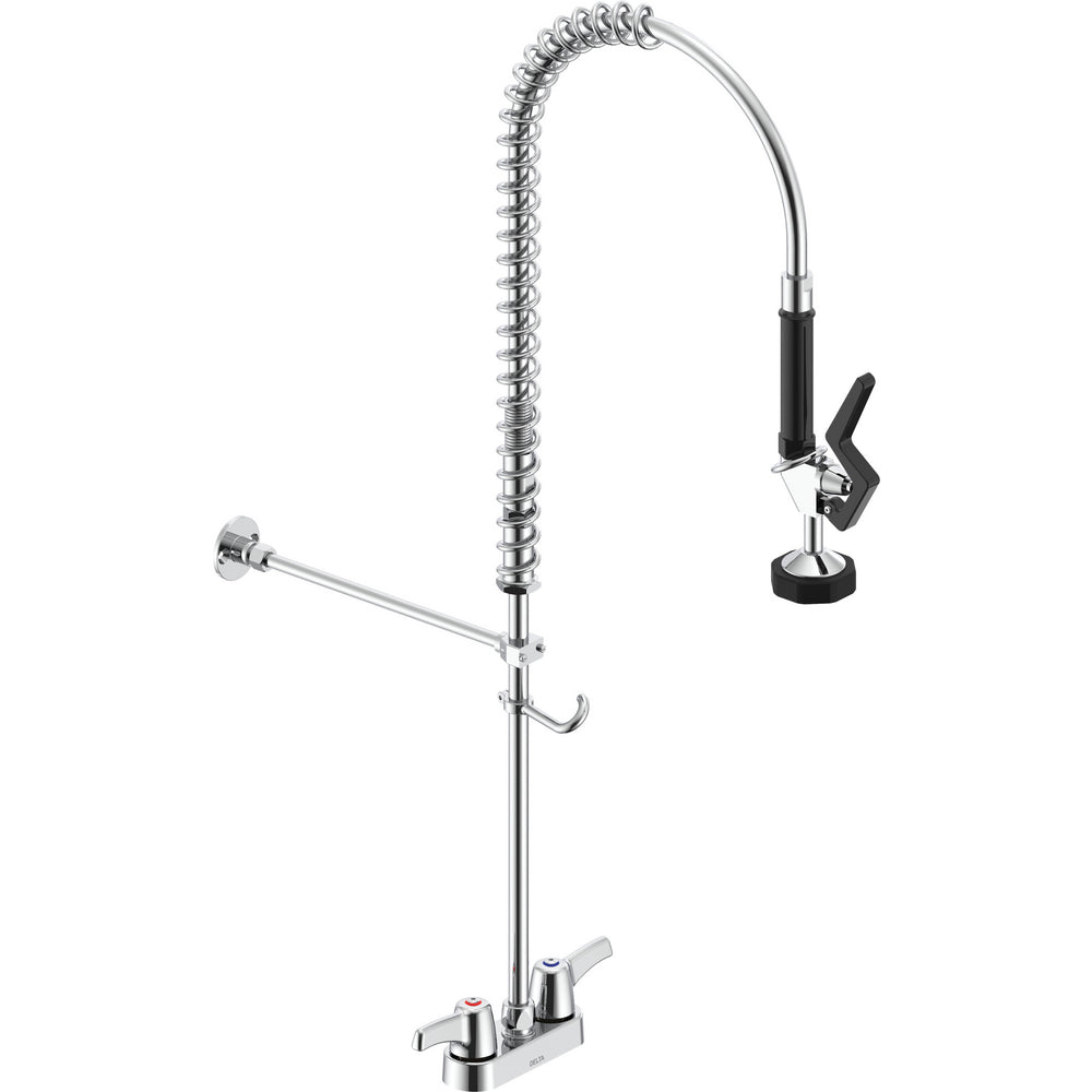 Delta Commercial 55C1313 Two-Handle Centerset Deck-mount Pre-Rinse Faucet