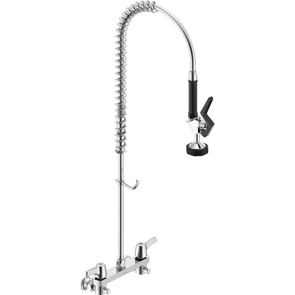 Delta Commercial 55P1513 Two-Handle Wall-mount Pre-Rinse Faucet