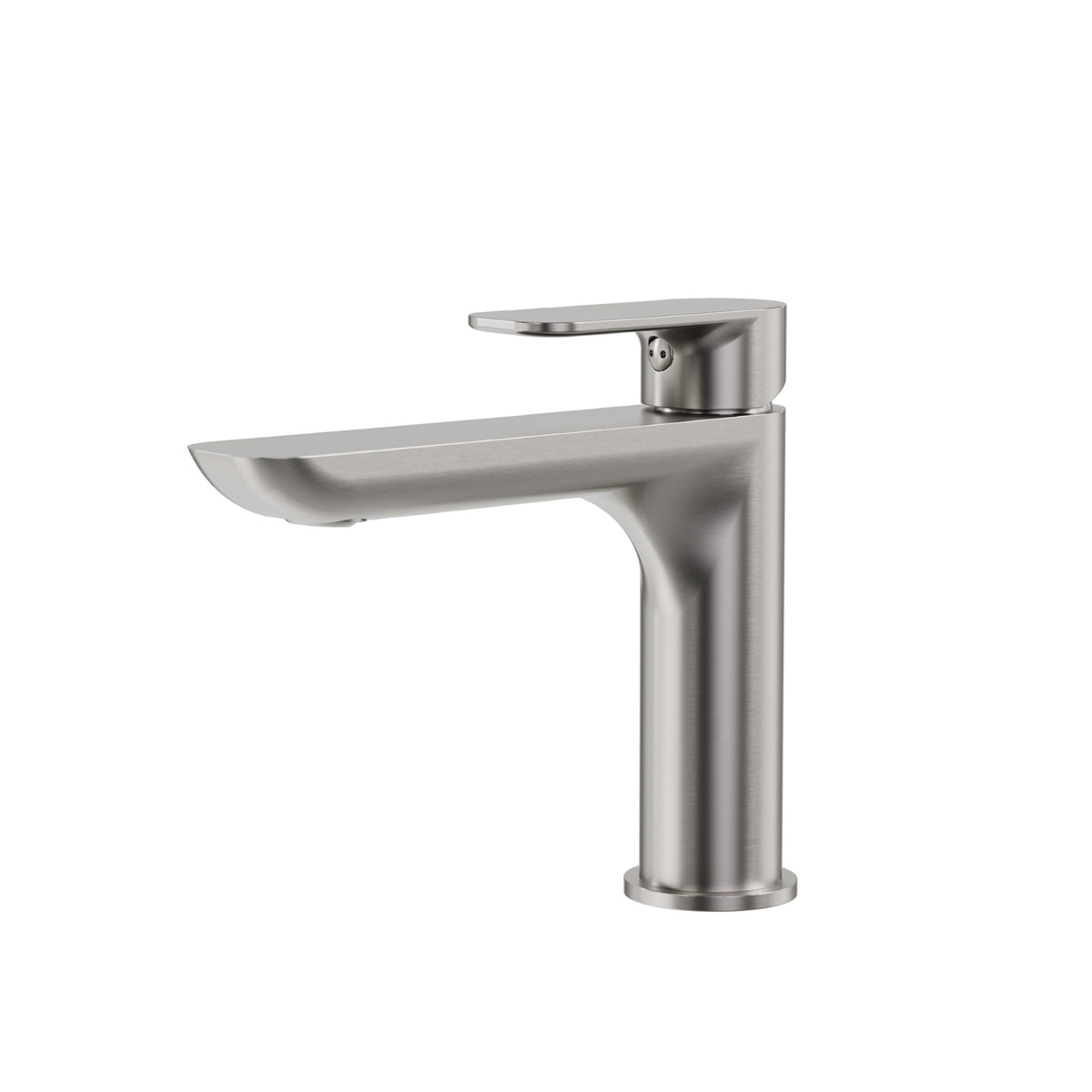 Aquabrass Xpress Must Single-hole Lavatory Faucet 56014 in Brushed Nickel PVD