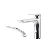 Aquabrass Xpress Must 2-piece Deckmount Tub Filler 56074 in Polished Chrome