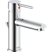 Delta Modern Cylindrical Single Handle Lavatory Faucet - Chrome
