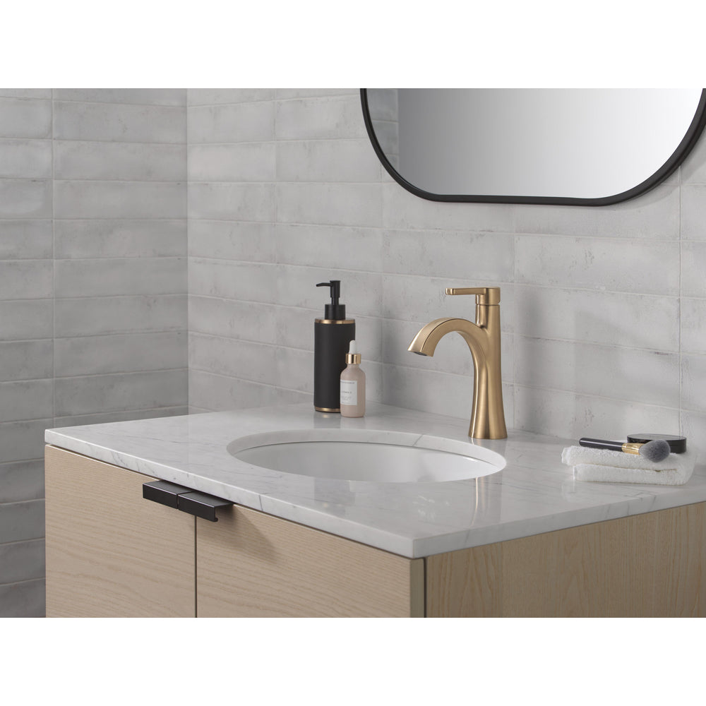 Delta LINEAX Top Handle Single Handle Bathroom Faucet
