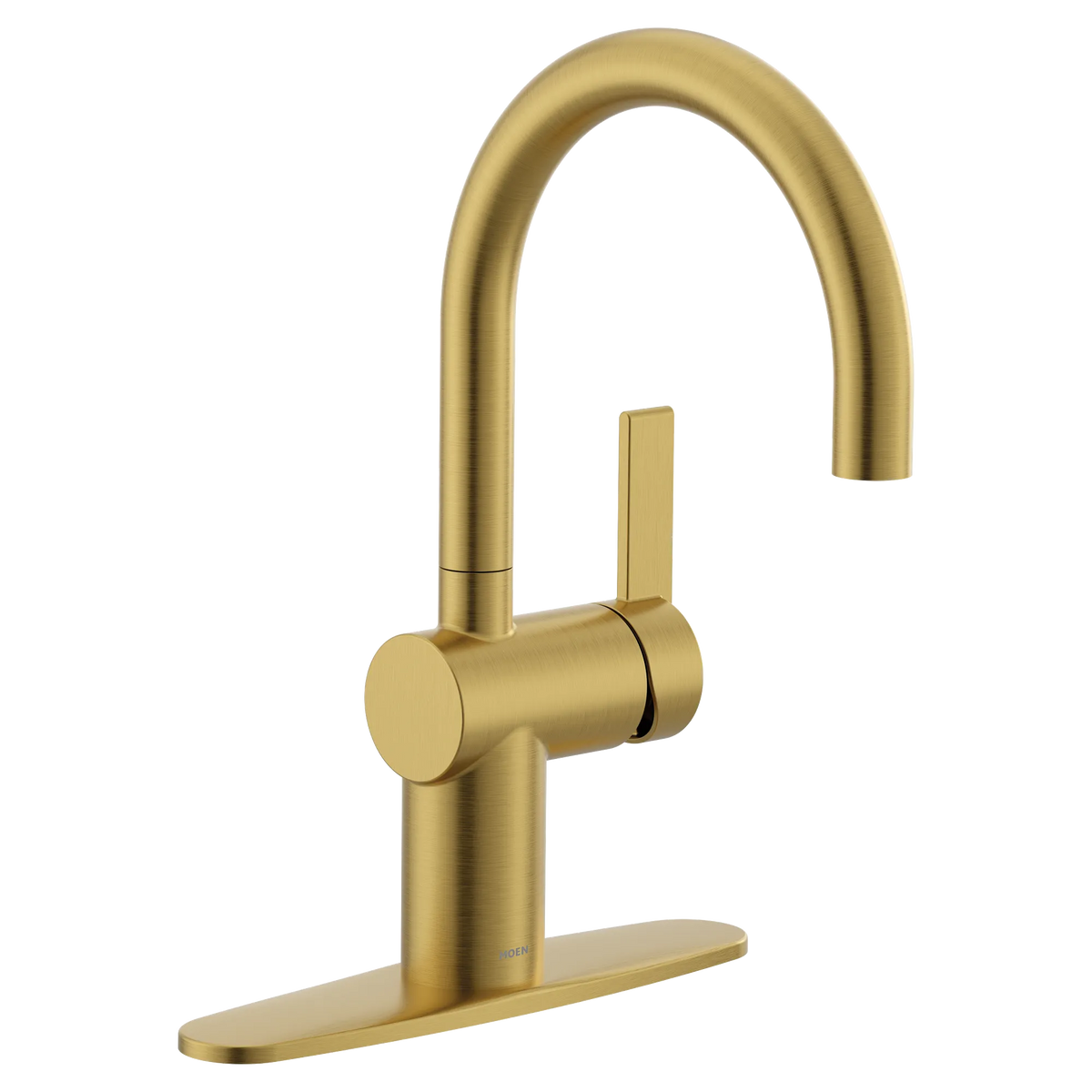 Moen Cia Single-Handle High-Arc Bar Faucet 5622 in Brushed Gold (5622BG) - view 2