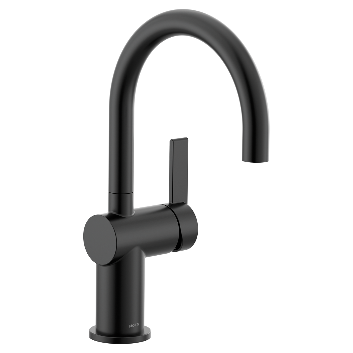 Moen Cia Single-Handle High-Arc Bar Faucet 5622 in Matte Black (5622BL)