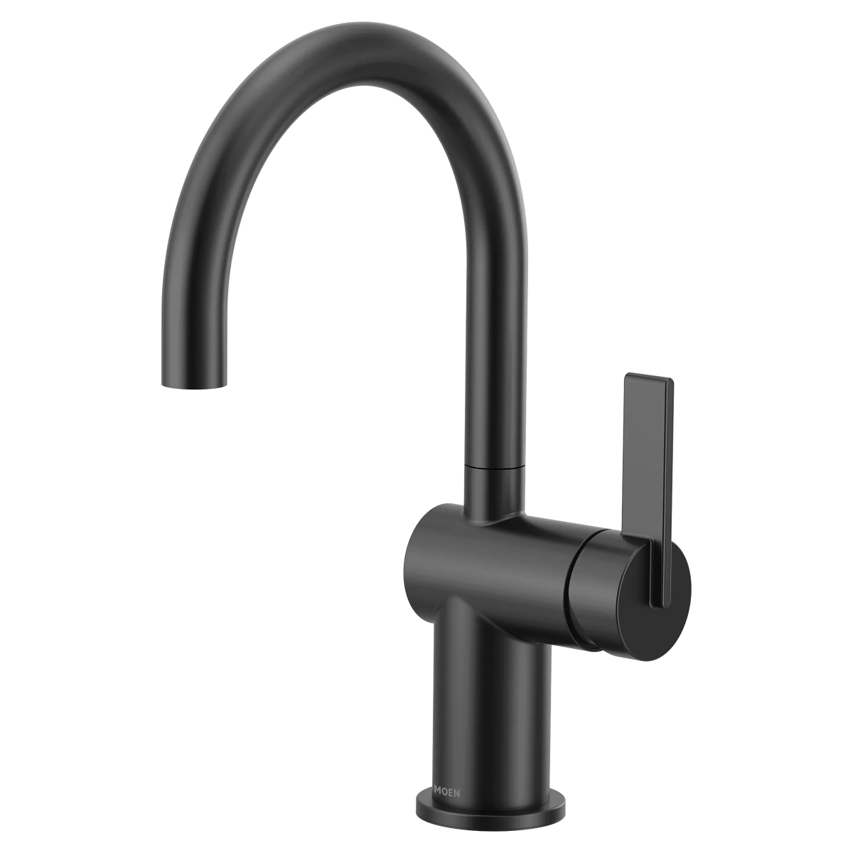 Moen Cia Single-Handle High-Arc Bar Faucet 5622 in Matte Black (5622BL) - view 9