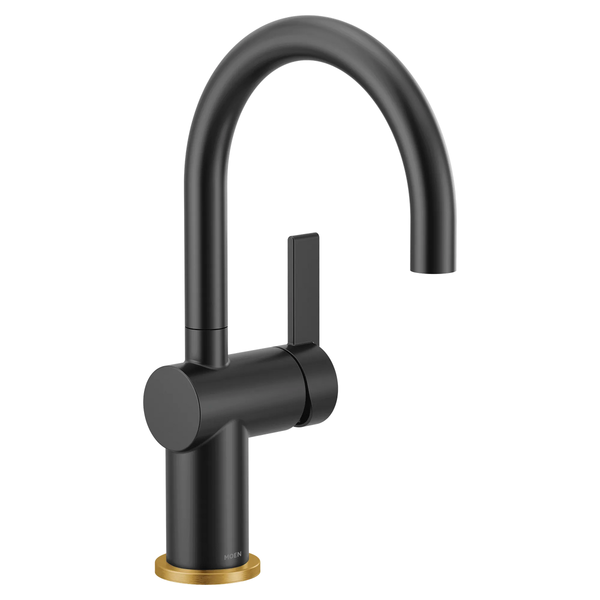 Moen Cia Single-Handle High-Arc Bar Faucet 5622 in Matte Black (5622BL) - view 4