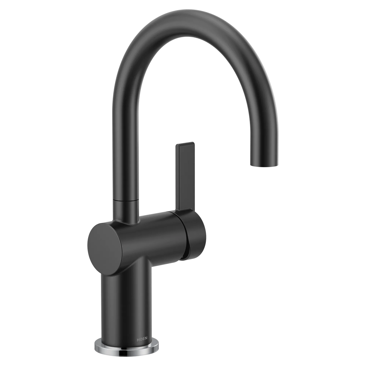 Moen Cia Single-Handle High-Arc Bar Faucet 5622 in Matte Black (5622BL) - view 8