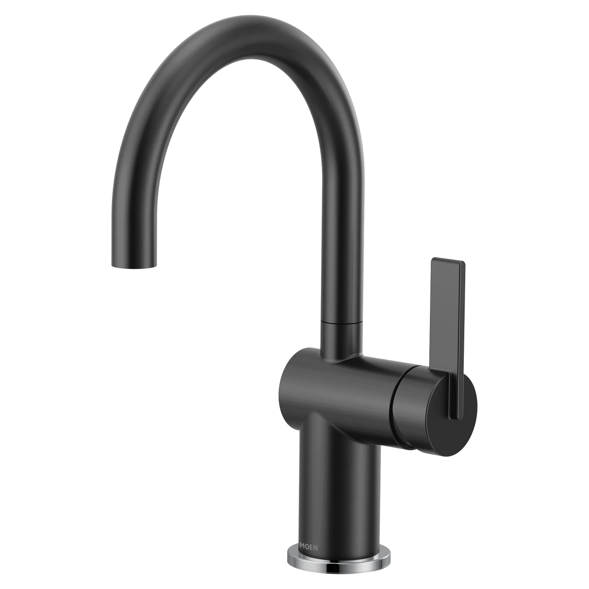 Moen Cia Single-Handle High-Arc Bar Faucet 5622 in Matte Black (5622BL) - view 12