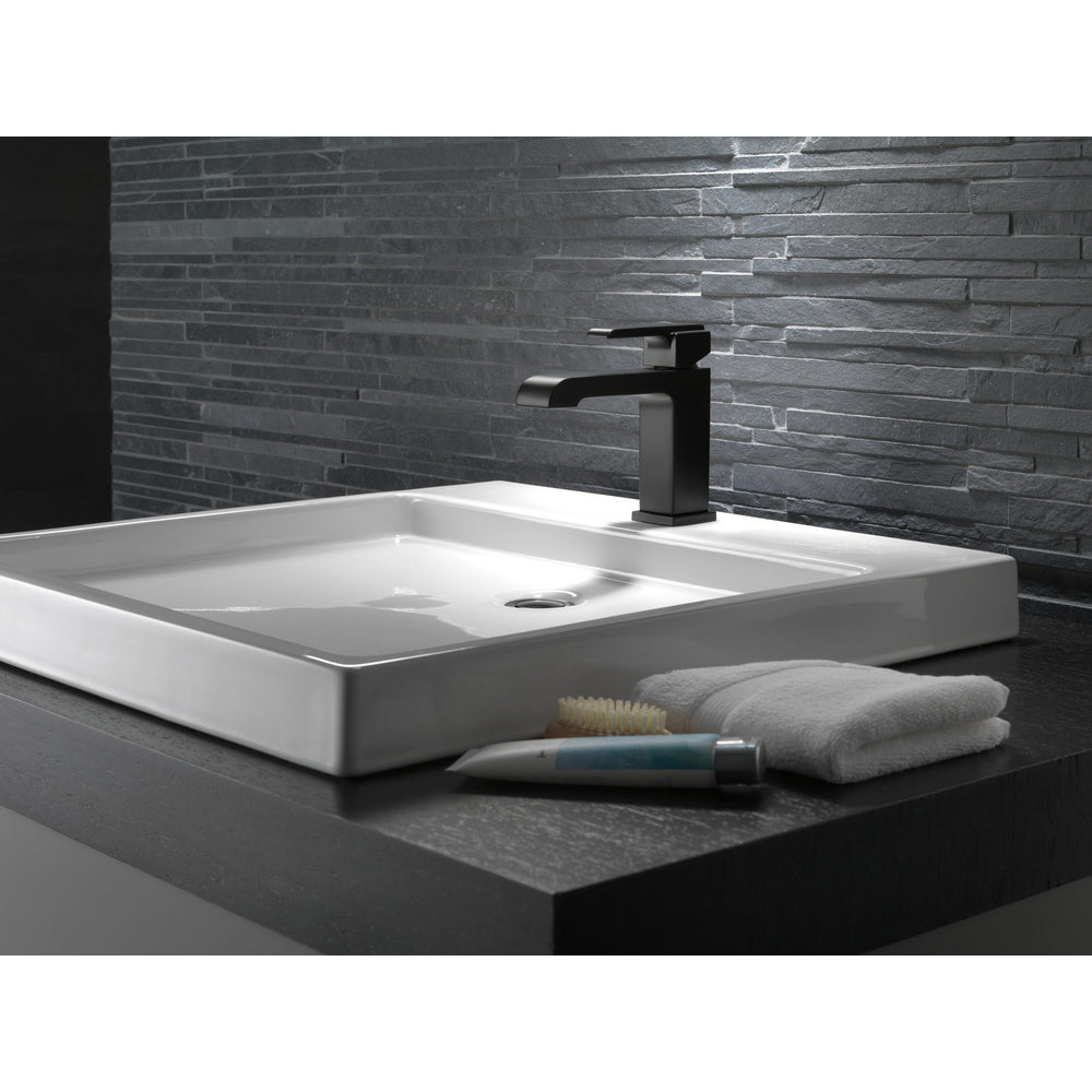 Delta Ara Single Handle Bathroom Faucet - Matte Black