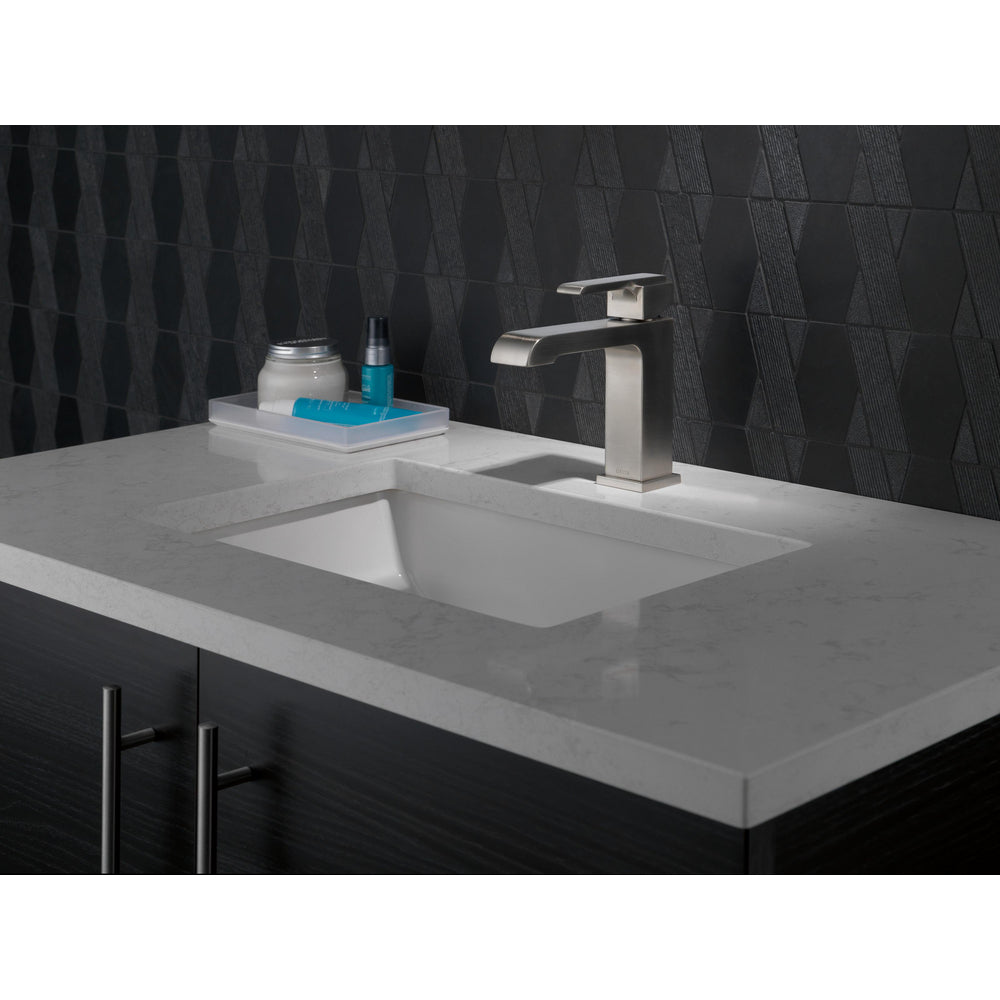 Delta Ara Single Handle Bathroom Faucet - Stainless