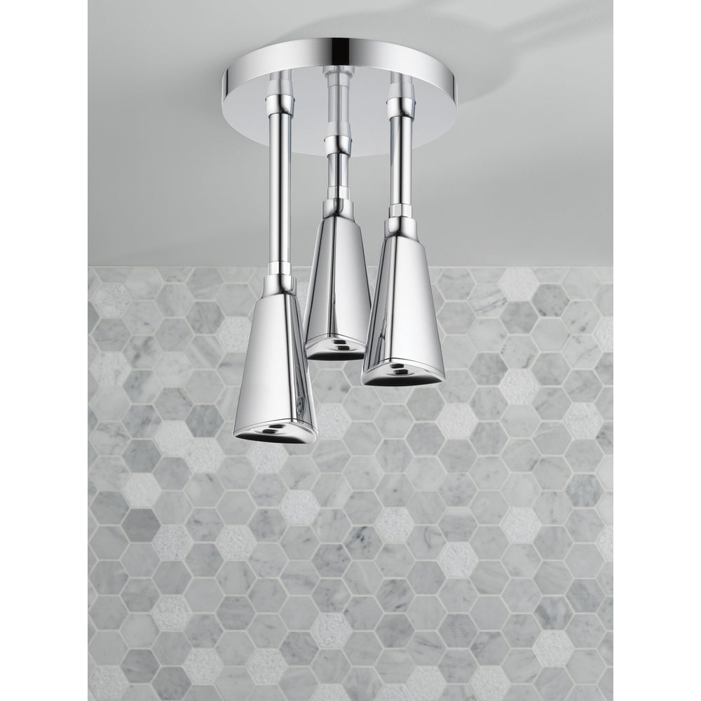Delta Zura H2Okinetic Pendant Raincan Shower Head - Chrome