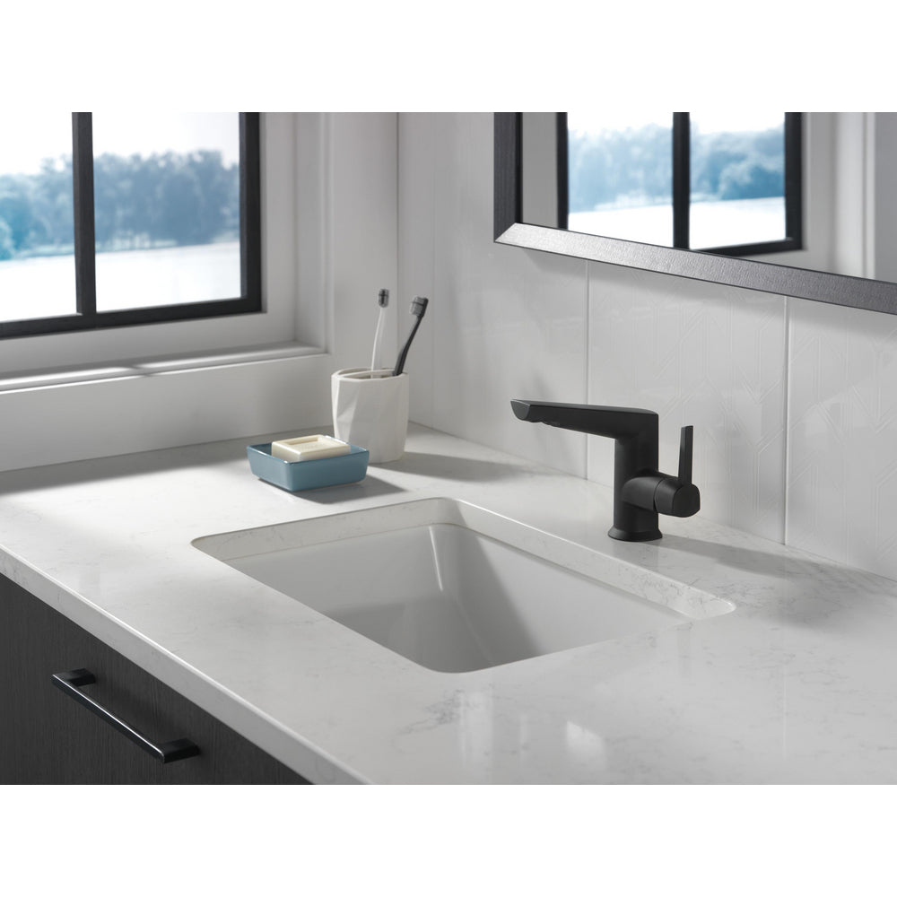 Delta Galeon Single Handle Bathroom Faucet 572-MPU-DST - Matte Black