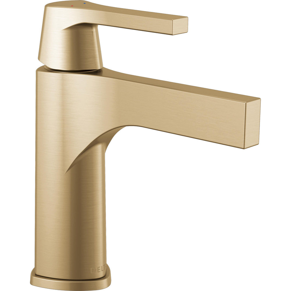 Delta Zura Single Handle Bathroom Faucet - Champagne Bronze
