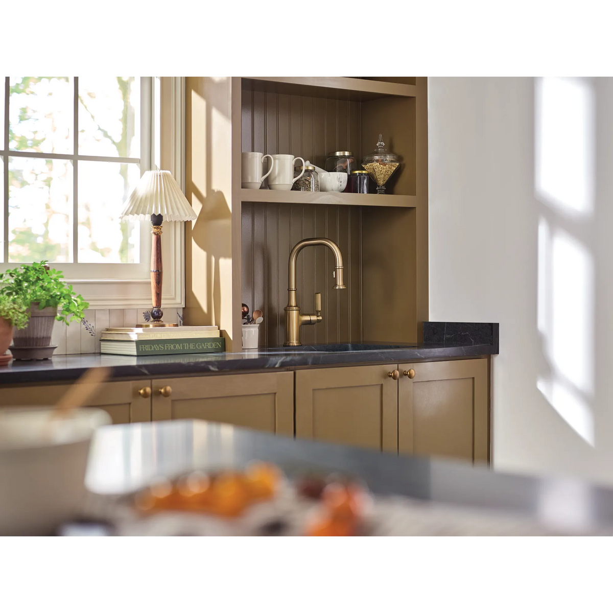 Moen Smyth Single-Handle High-Arc Pulldown Bar Faucet 5770 in Bronzed Gold (5770BZG) - view 10