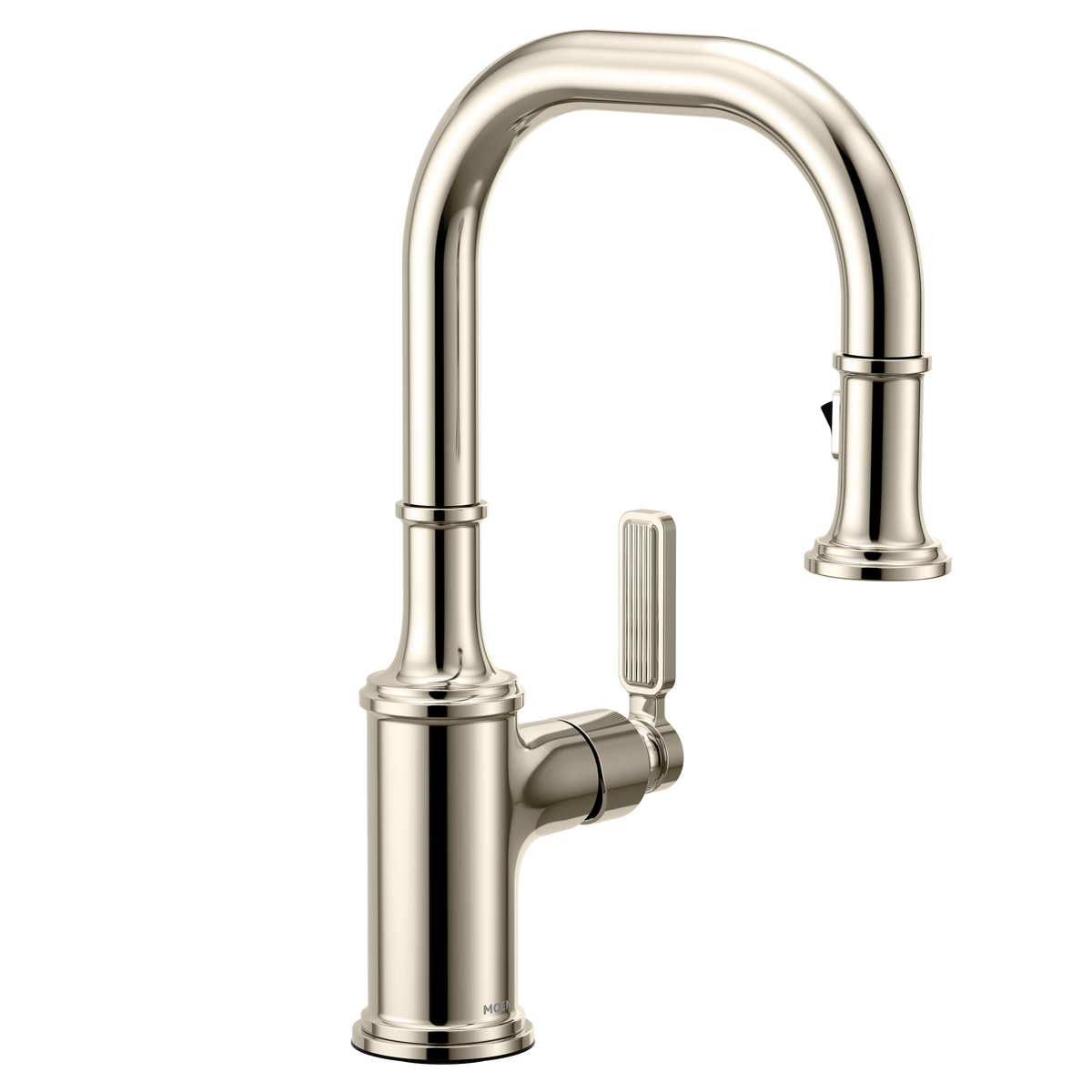 Moen Smyth Single-Handle High-Arc Pulldown Bar Faucet 5770 in Polished Nickel (5770NL)