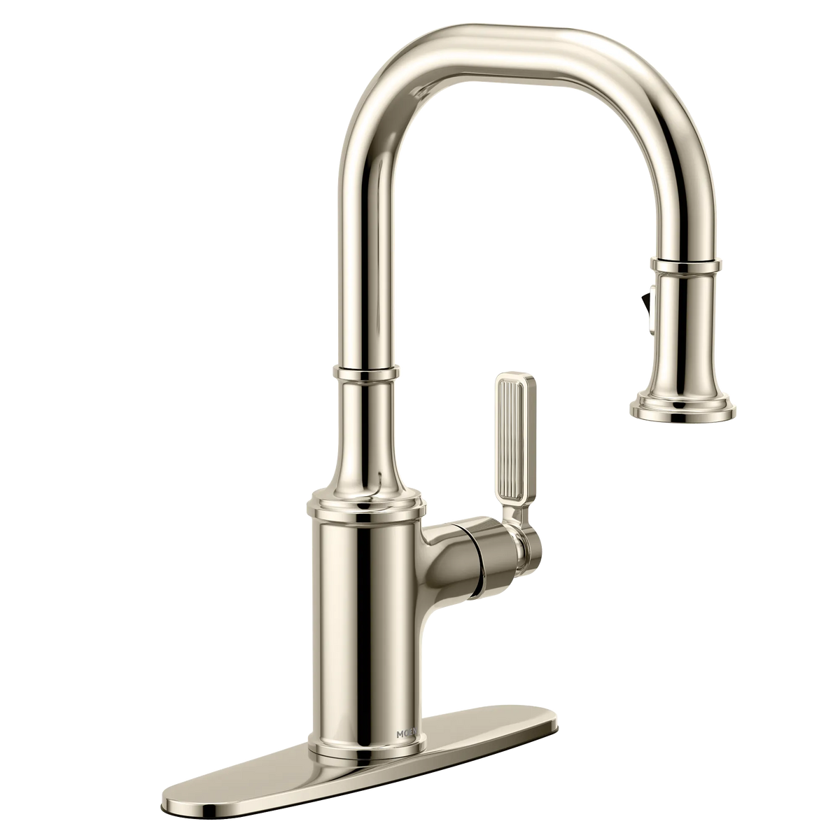 Moen Smyth Single-Handle High-Arc Pulldown Bar Faucet 5770 in Polished Nickel (5770NL) - view 2