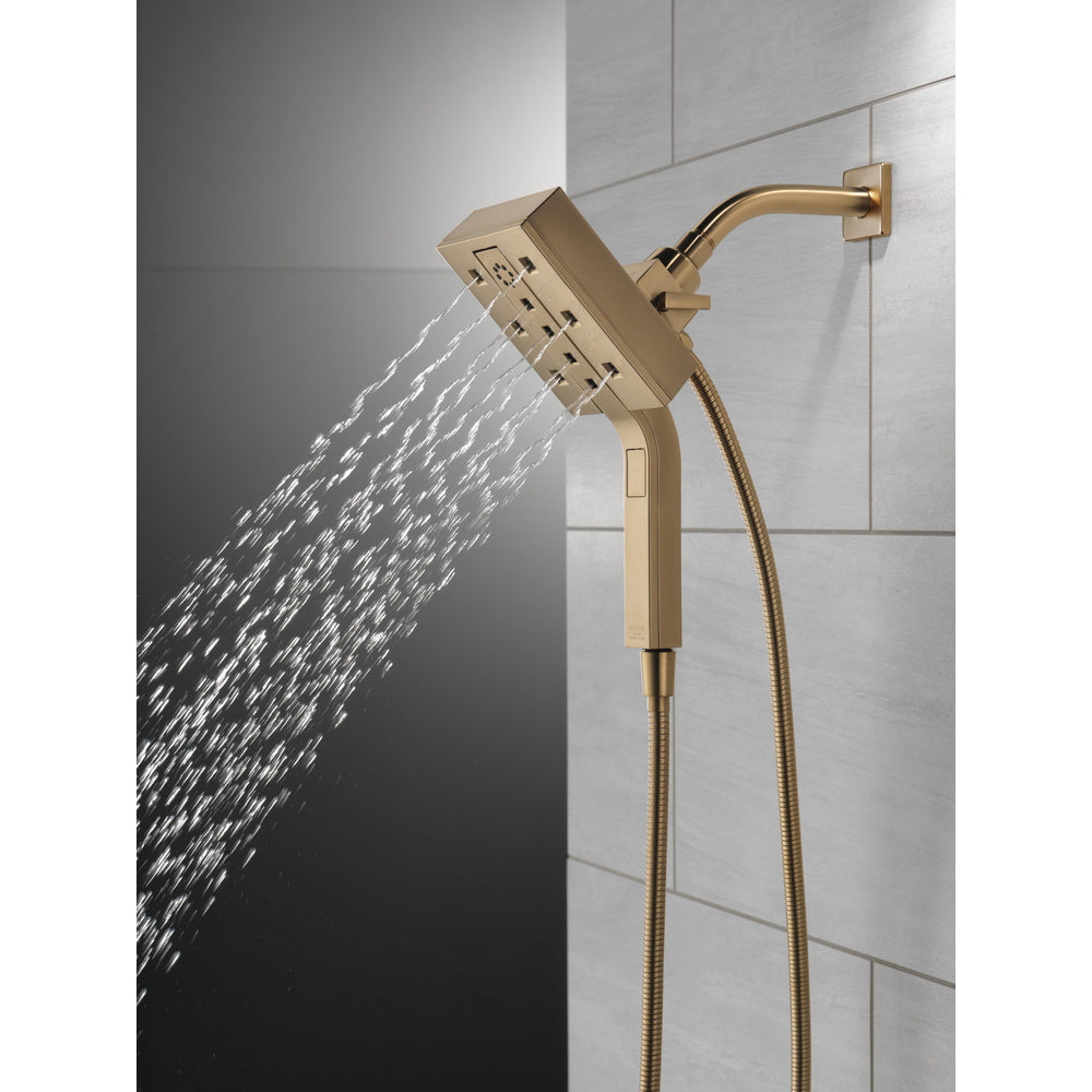 Delta H2Okinetic Shower Faucets 4-Setting Two-In-One Shower