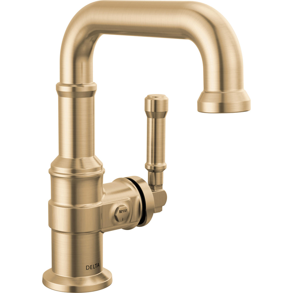 Delta Broderick Single Handle Bathroom Faucet 584SH-DST - Champagne Bronze