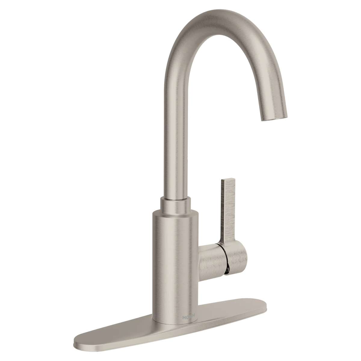 Moen Genta LX Single-Handle High-Arc Bar Faucet 5882 in Spot Resist Stainless (5882SRS) - view 2