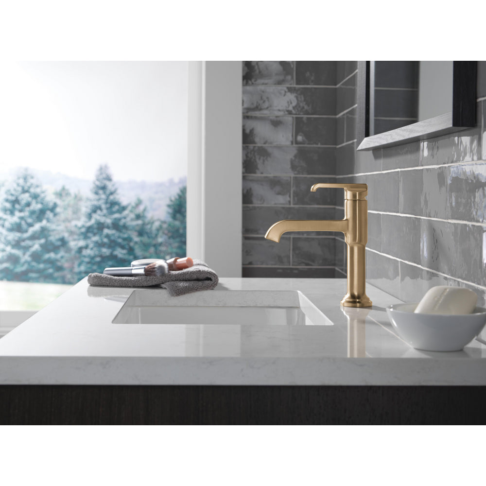 Delta Tetra Single Handle Bathroom Faucet 589-DST - Champagne Bronze