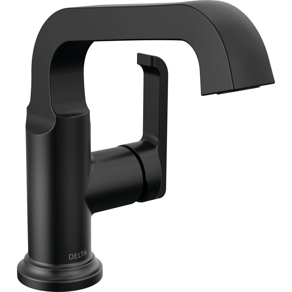 Delta Tetra Single Handle Bathroom Faucet - Matte Black