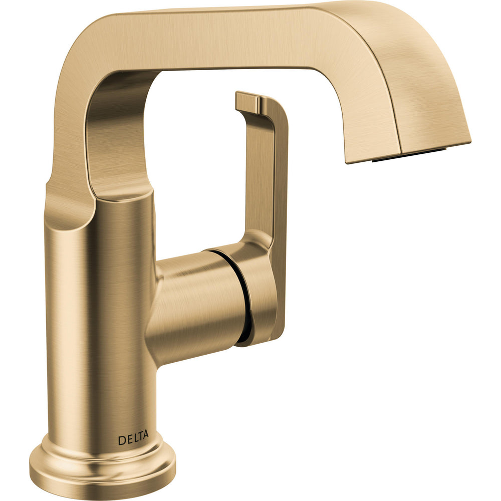 Delta Tetra Single Handle Bathroom Faucet - Champagne Bronze