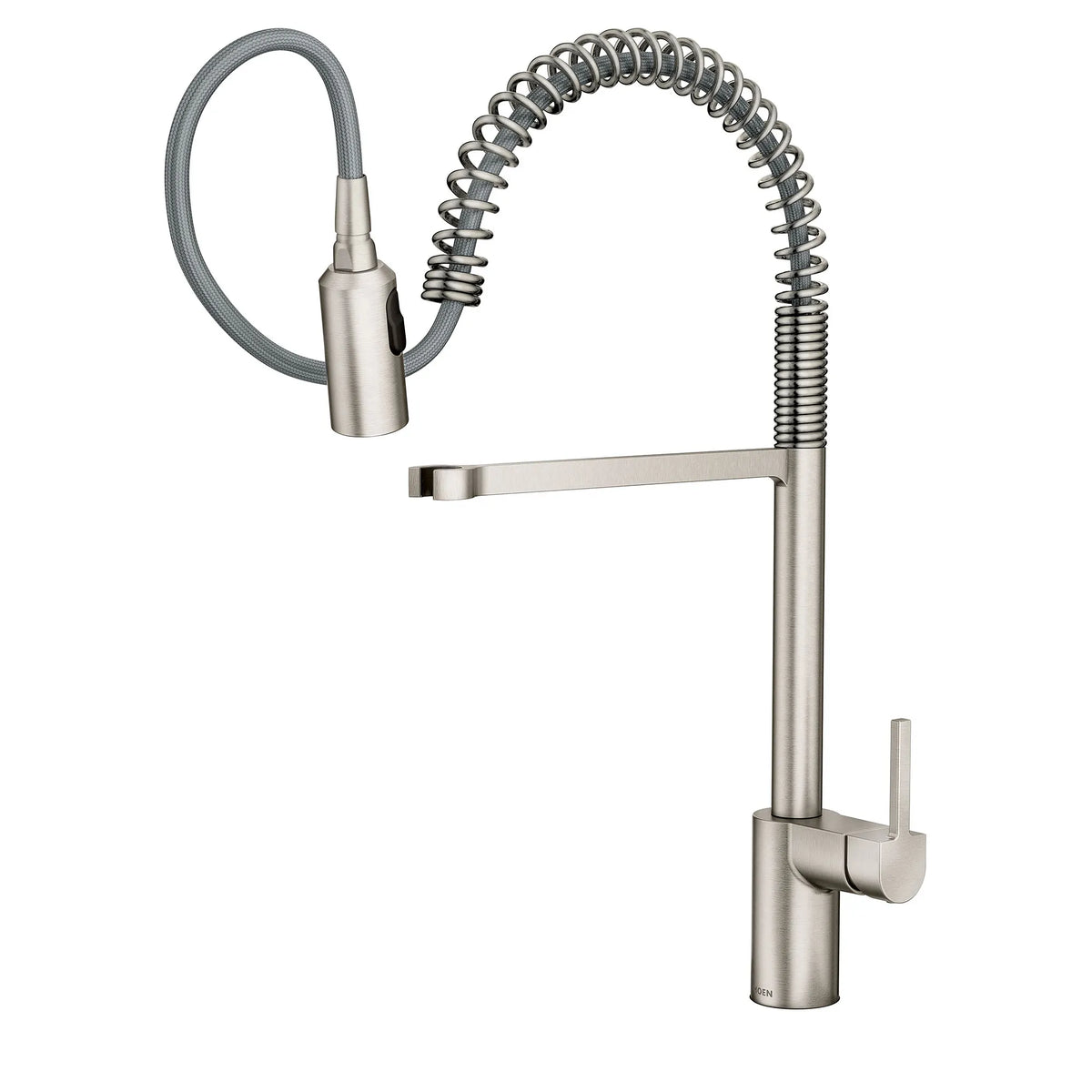 Moen Align Single-Handle Pre-Rinse Spring Pulldown Kitchen Faucet 5923 in Spot Resist Stainless (5923SRS) - view 4