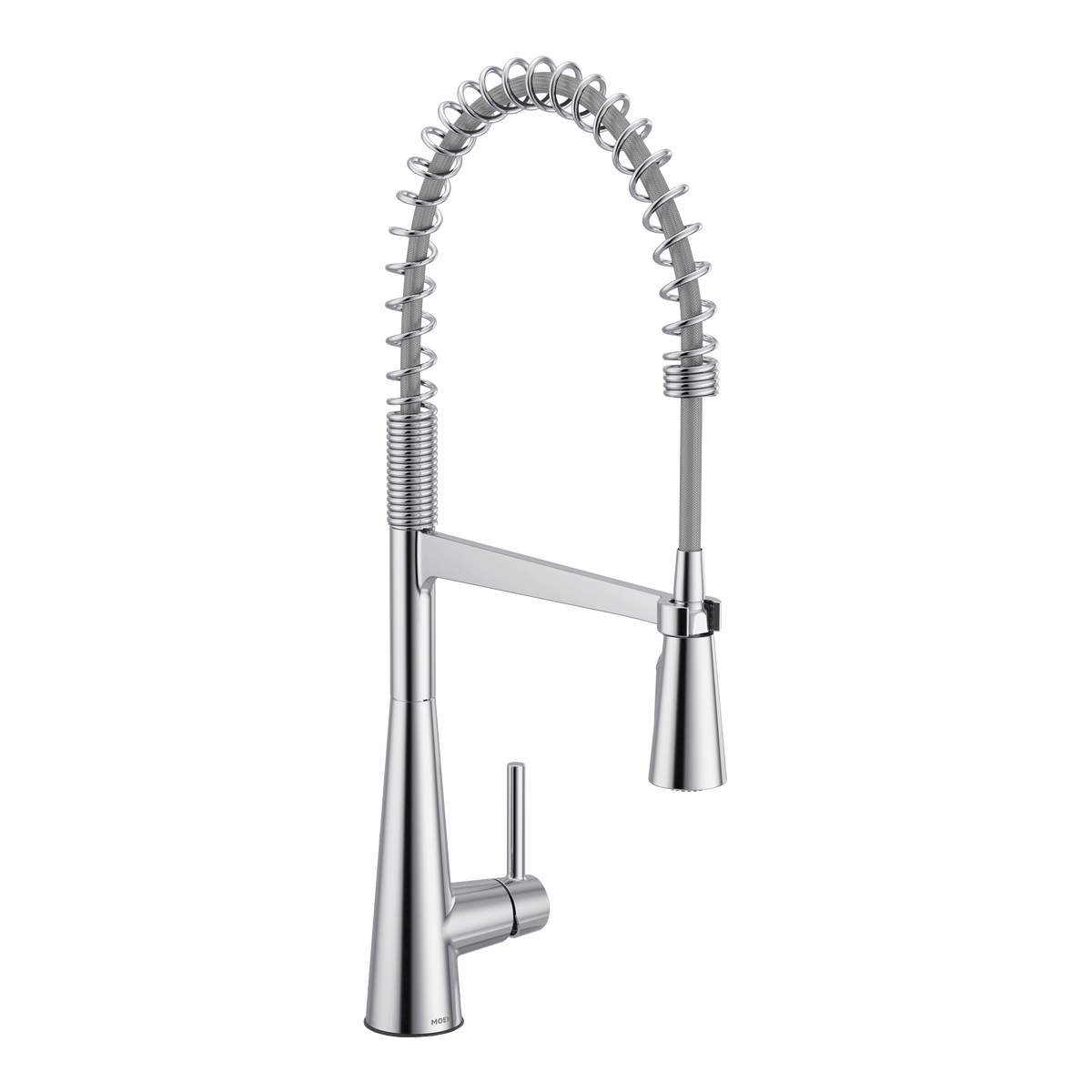 Moen Sleek Single-Handle Pre-Rinse Spring Pulldown Kitchen Faucet 5925 in Chrome (5925)