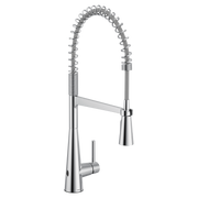 Moen Sleek MotionSense Wave Single-Sensor Single-Handle Pre-Rinse Spring Pulldown Kitchen Faucet 5925EW in Chrome (5925EWC)