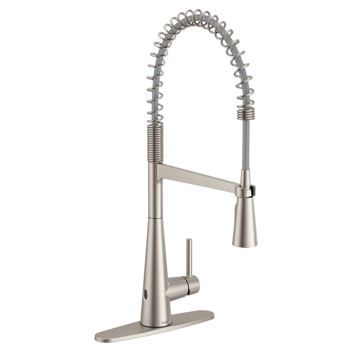Moen Sleek MotionSense Wave Single-Sensor Single-Handle Pre-Rinse Spring Pulldown Kitchen Faucet 5925EW in Spot Resist Stainless (5925EWSRS) - view 3