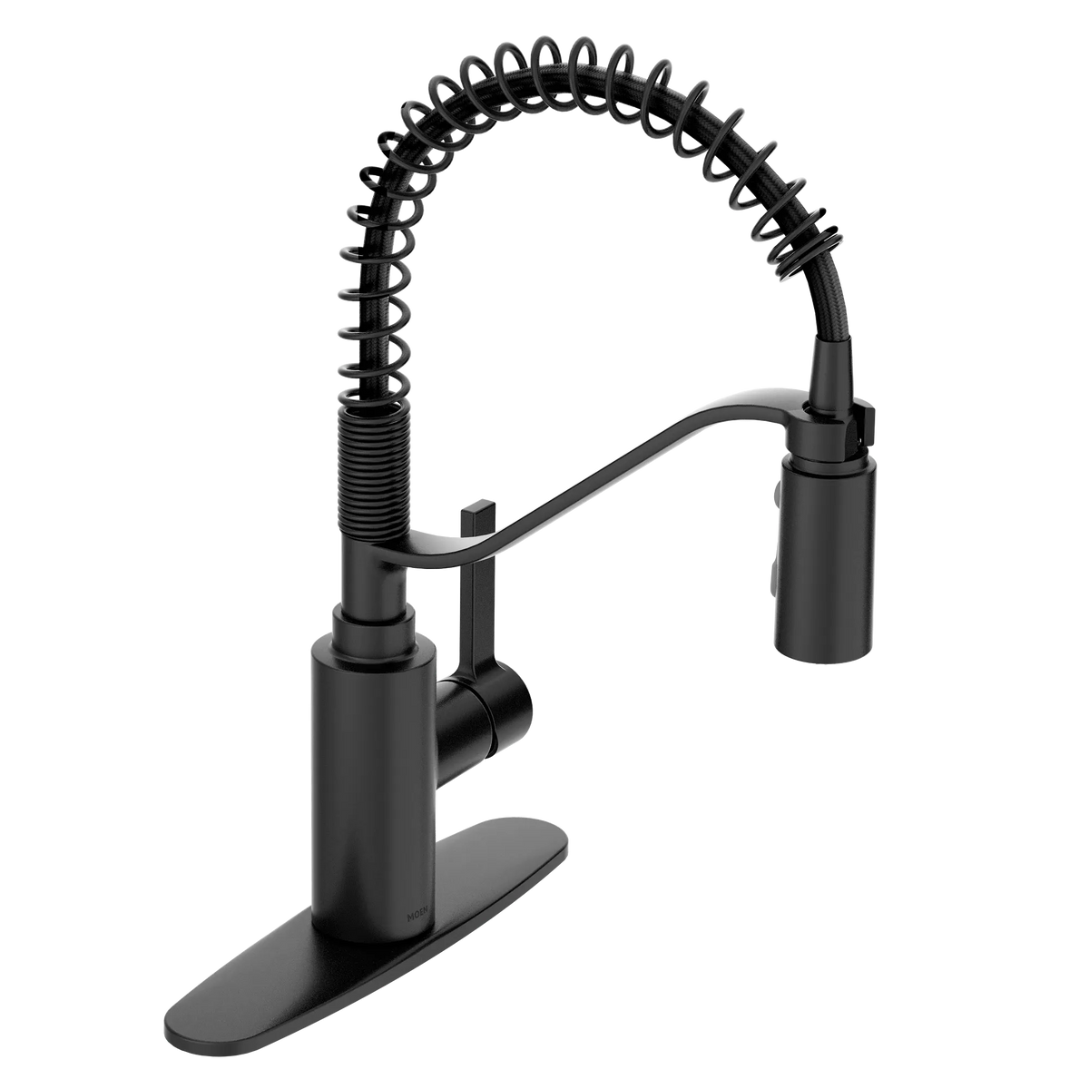 Moen Genta LX Single-Handle High-Arc Pulldown Kitchen Faucet 5926 in Matte Black (5926BL) - view 4