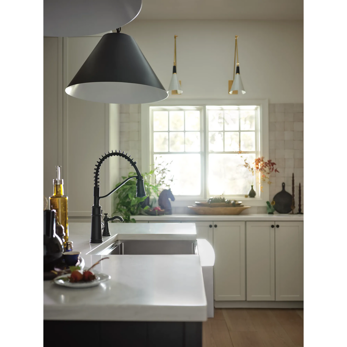 Moen Traditional Soap Dispenser S3945 in Matte Black (S3945BL) - view 2