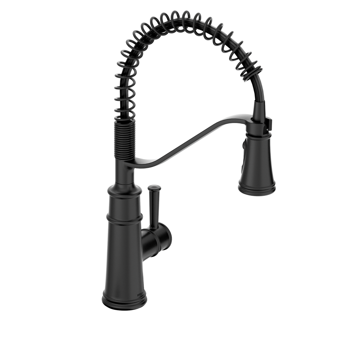 Moen Belfield Single-Handle High-Arc Pulldown Kitchen Faucet 5927 in Matte Black (5927BL)