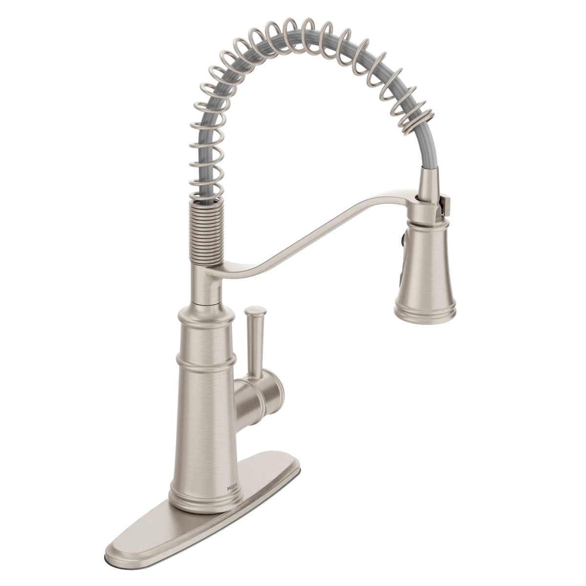 Moen Belfield Single-Handle High-Arc Pulldown Kitchen Faucet 5927 in Spot Resist Stainless (5927SRS) - view 3