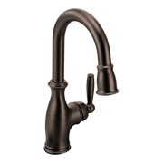 Moen Brantford Single-Handle High-Arc Pulldown Single Mount Bar Faucet 5985 in Oil Rubbed Bronze (5985ORB)
