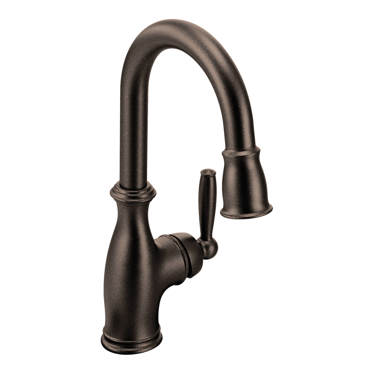 Moen Brantford Single-Handle High-Arc Pulldown Single Mount Bar Faucet 5985 in Oil Rubbed Bronze (5985ORB)