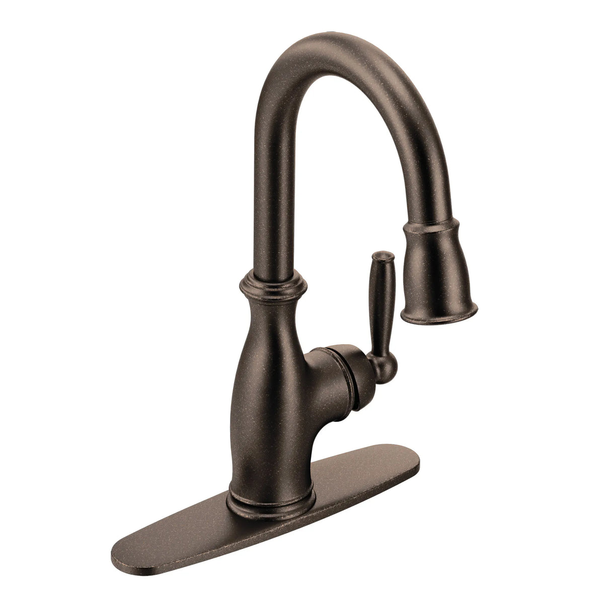Moen Brantford Single-Handle High-Arc Pulldown Single Mount Bar Faucet 5985 in Oil Rubbed Bronze (5985ORB) - view 5