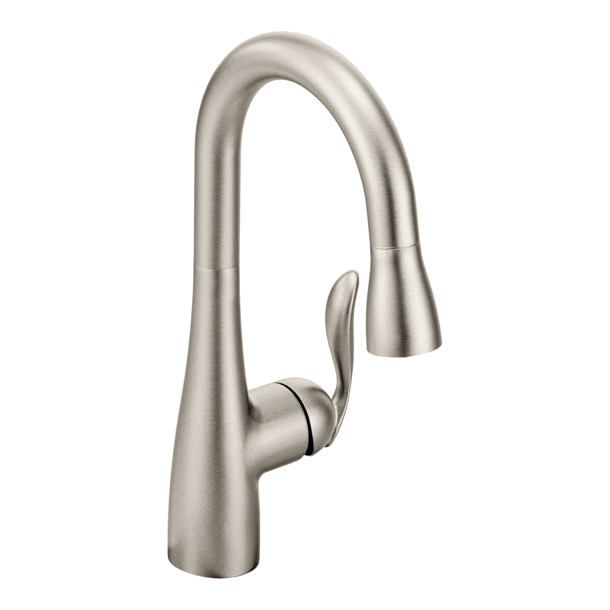Moen Arbor Single-Handle High-Arc Pulldown Bar Faucet 5995 in Spot Resist Stainless (5995SRS)