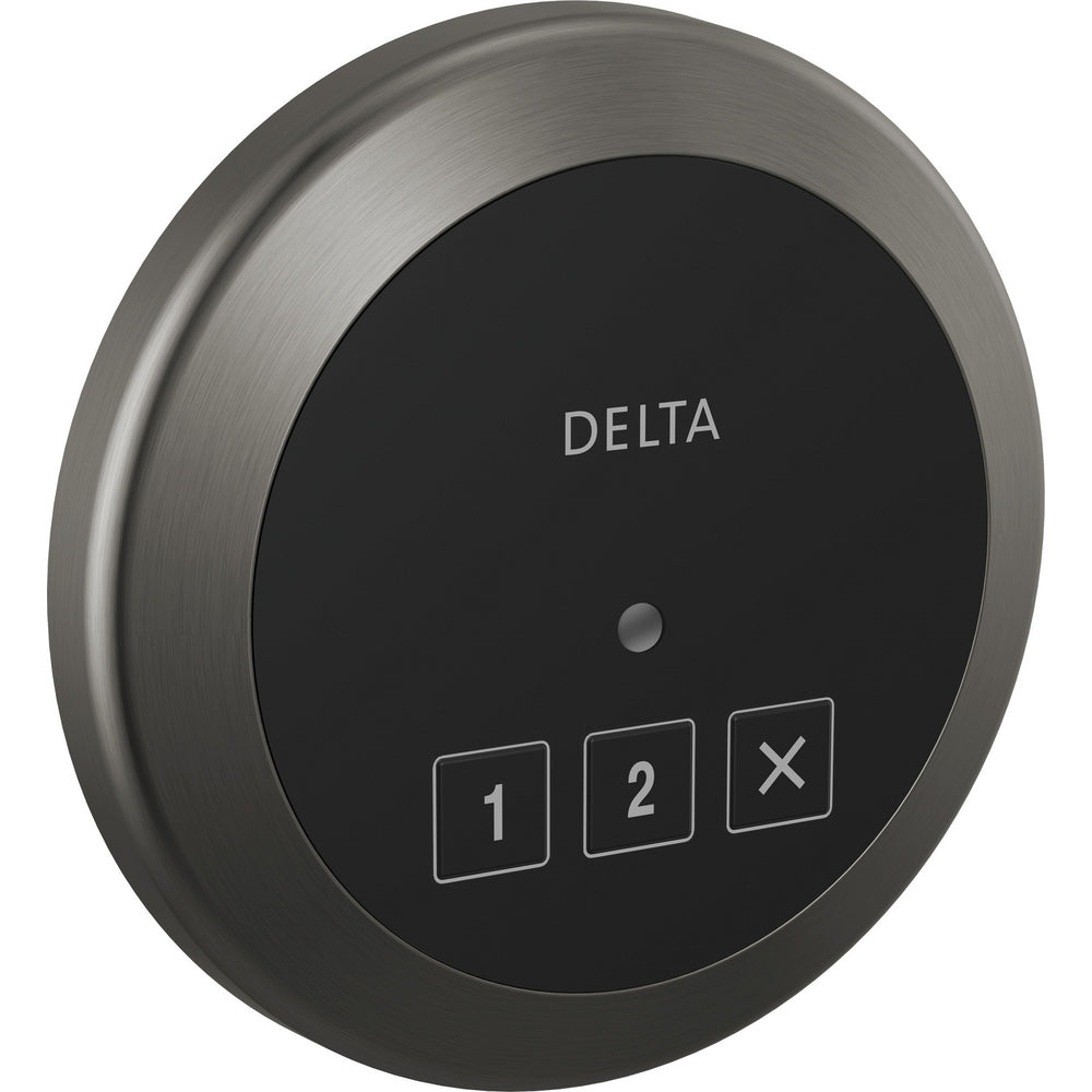 Delta STEAMSCAPE CLASSIC SYSTEM Round Exterior Steam Control - Black Stainless