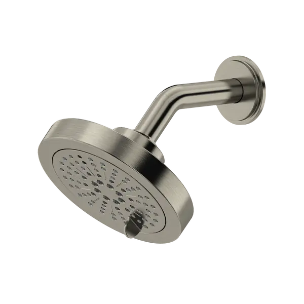 5" 6-Function Showerhead With Arm - Plumbing Market