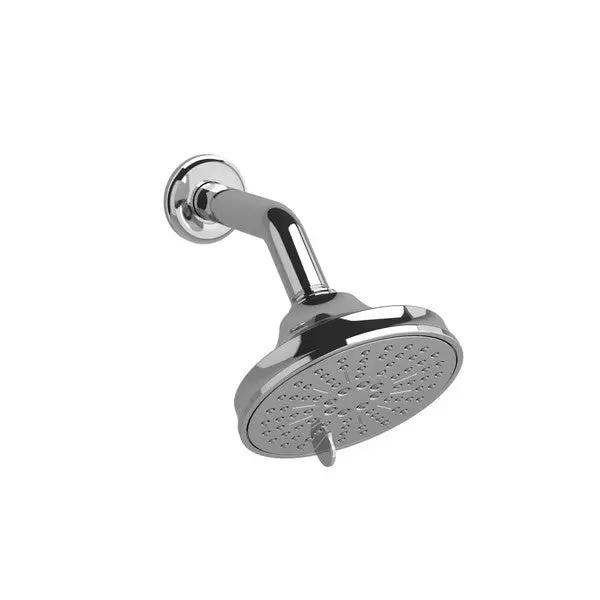5" 6-Function Showerhead With Arm - Plumbing Market